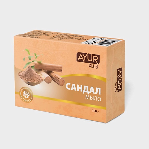 

AYUR PLUS Мыло туалетное САНДАЛ 100.0, Мыло туалетное САНДАЛ