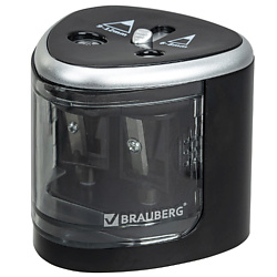 Точилка электрическая BRAUBERG DUAL