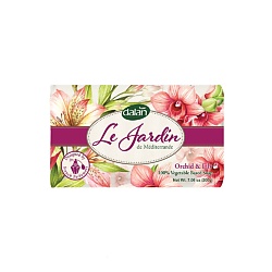 Мыло твердое парфюмированное Орхидея и лилия, Le Jardin
