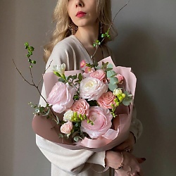 Изящный букет с ранункулюсами. Veresk 149