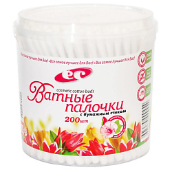 Палочки косметические ЭКО с бумажным стиком