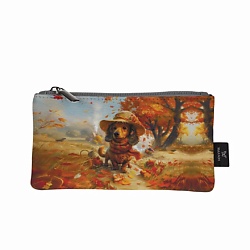 Косметичка женская маленькая кожаная