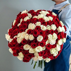 Букет из 151 красной розы Premium