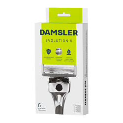 Бритва мужская станок для бритья, 6 лезвий Evolution