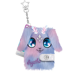 Серия Stella: Мини-блокнот для девочек (с брелоком и на кнопке)