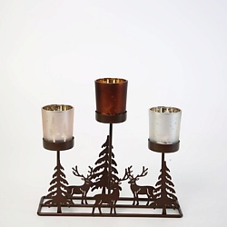 Декоративный подсвечник Trio 24,5x7,5x22 см