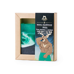 Мыло парфюмированное натуральное твердое Лось