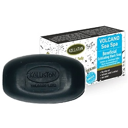 Мыло черное с Морской водой и частицами Вулканической лавы Volcano Sea Spa Black