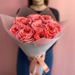 Букет из 11 пиононовидных роз "Candy X-pression"
