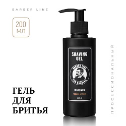 Гель для бритья, не пенящийся, аромат Tobacco & Spices