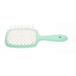 Щетка для волос мятная с белым Superbrush
