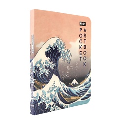 Блокнот Pocket ArtBook "Большая волна в Канагаве", А6, мягкая обложка