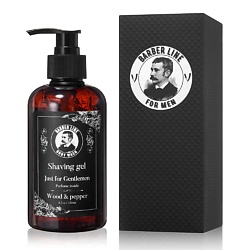 Гель для бритья, не пенящийся, аромат Wood & Pepper