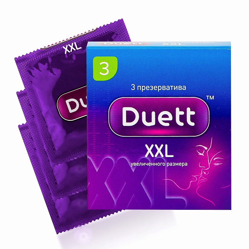 DUETT Презервативы XXL увеличенного размера купить по низким ценам в ...