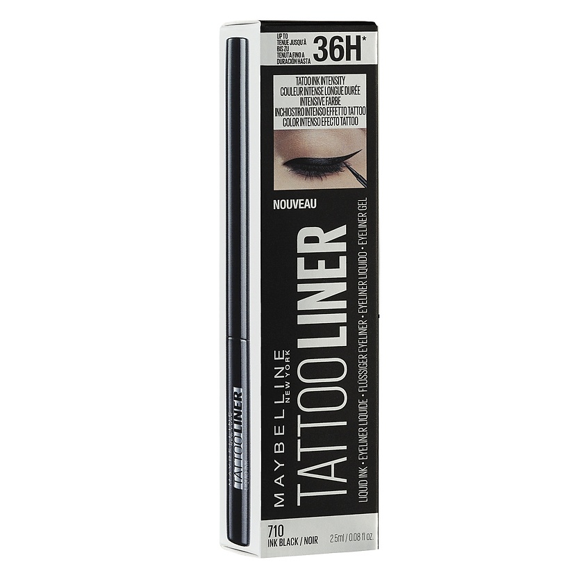 MAYBELLINE NEW YORK Жидкая подводка для контура глаз "Tattoo liner" – фото 8