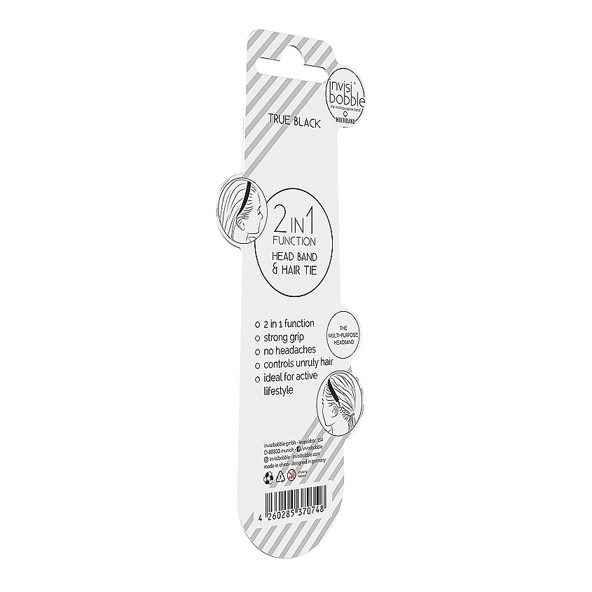 INVISIBOBBLE Резинка для волос MULTIBAND True Black – фото 5