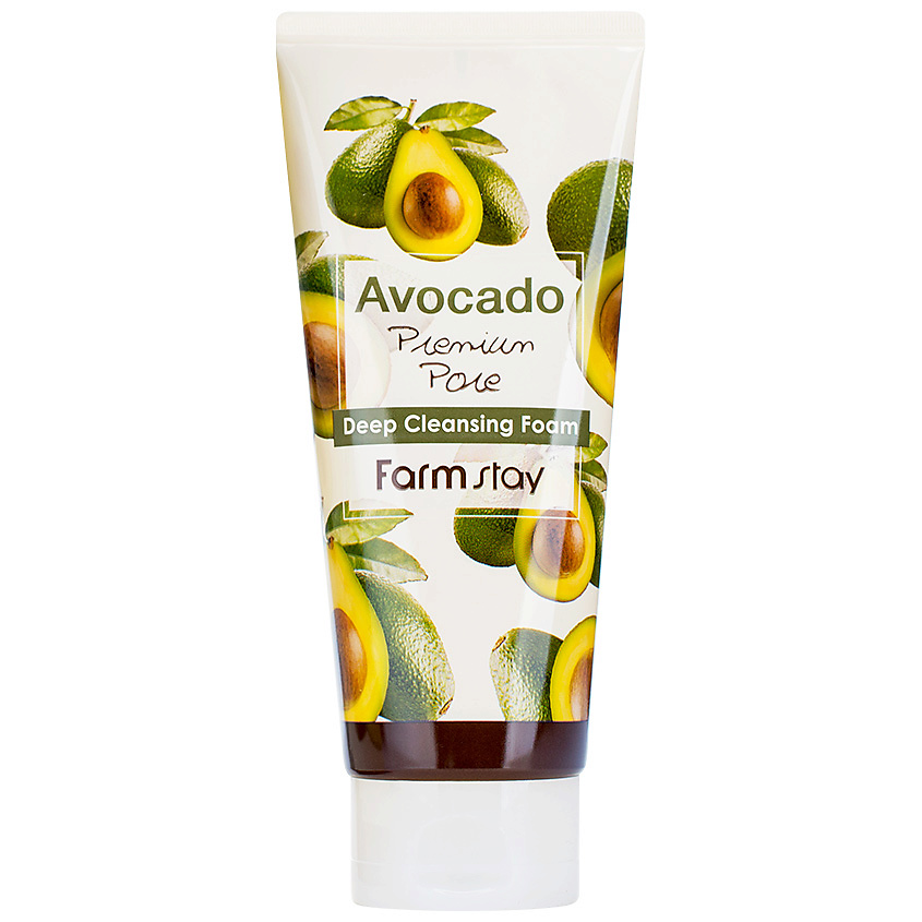 FARMSTAY Пенка для умывания очищающая с экстрактом авокадо Avocado Premium Pore Deep Cleansing Foam – фото 2