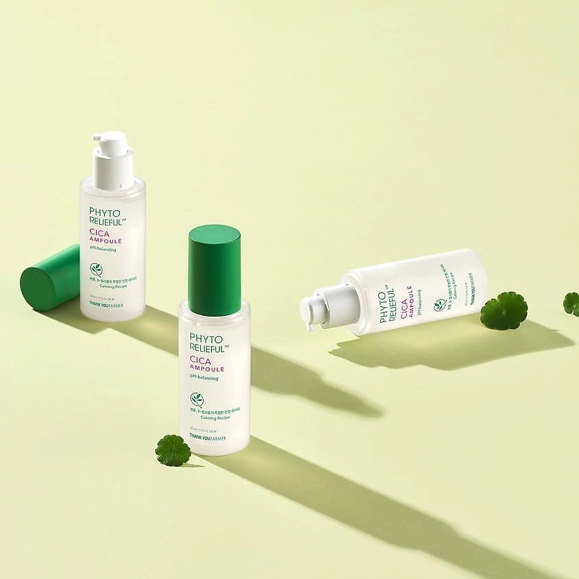 THANK YOU FARMER Сыворотка для лица с центеллой азиатской Phyto Relieful Cica Ampoule – фото 2