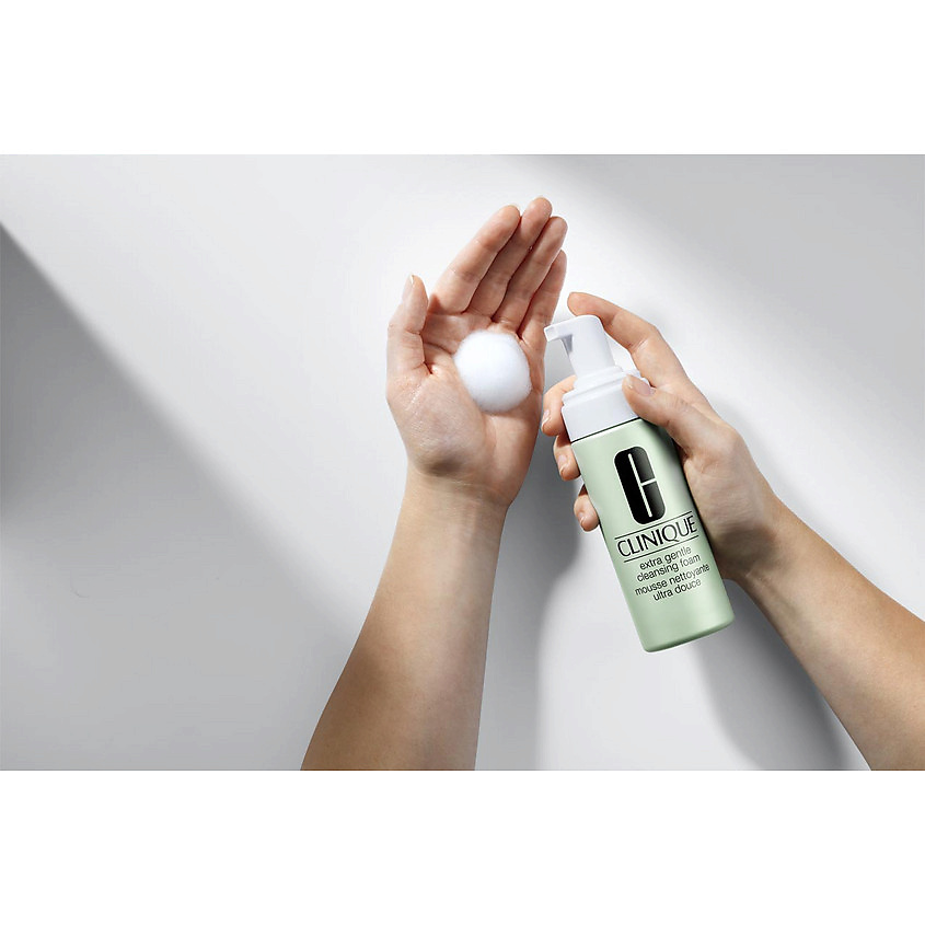 CLINIQUE Пенка для умывания для чувствительной кожи Extra Gentle Cleansing Foam – фото 3