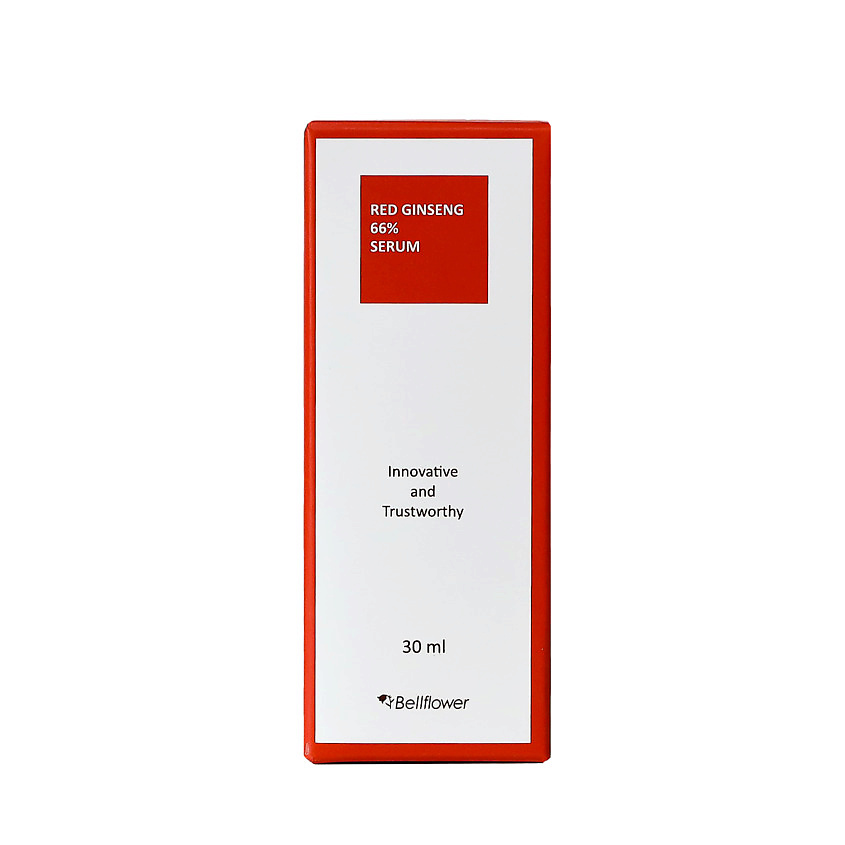 BELLFLOWER Сыворотка для лица с красным женьшенем Red Ginseng 66% Serum – фото 4