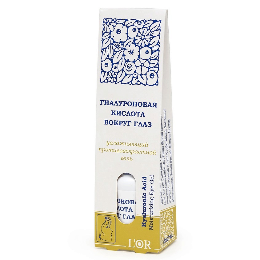 DNC Гель для области вокруг глаз Гиалуроновая кислота L'Or Hyaluronic Acid Moisturizing Eye Gel – фото 3