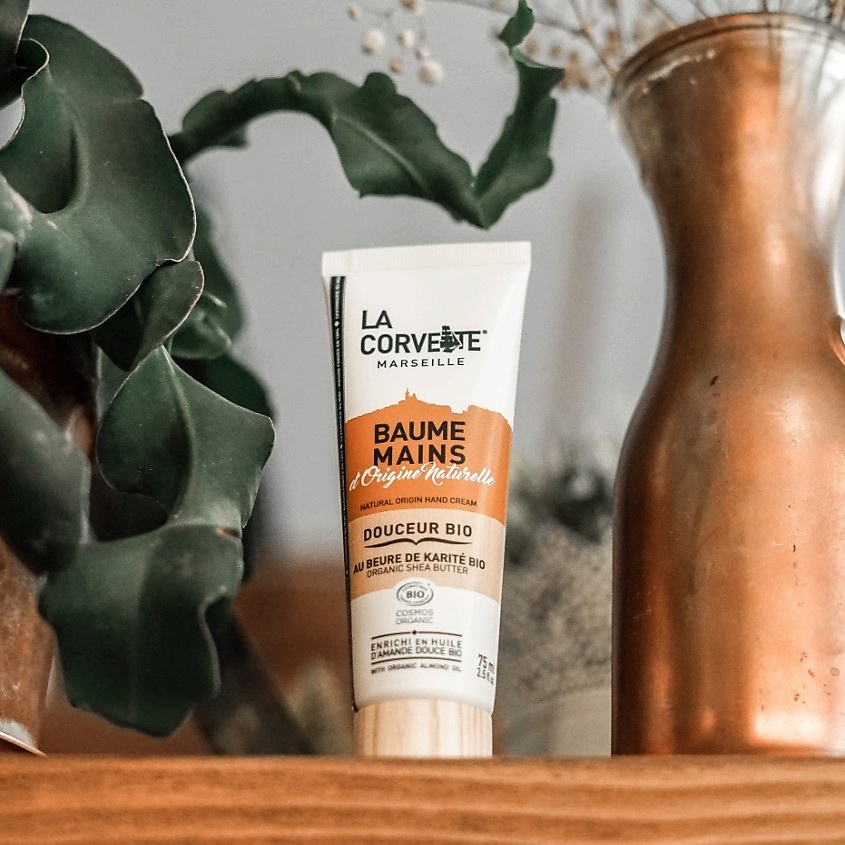 LA CORVETTE Крем для рук органический с маслами миндаля и карите Marseille Douceur Bio Hand Cream – фото 4
