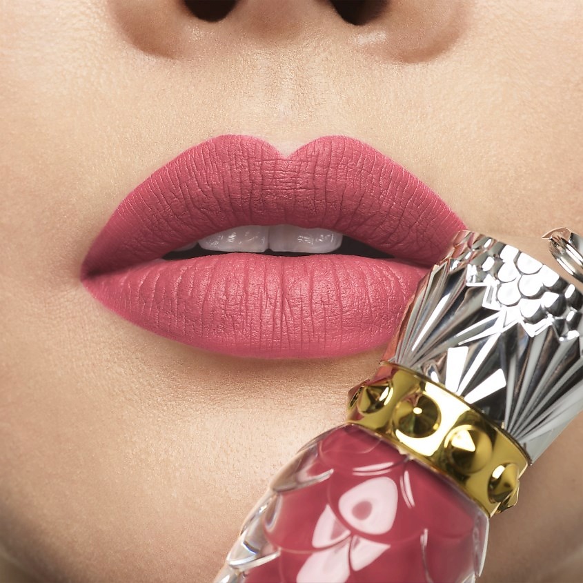 CHRISTIAN LOUBOUTIN BEAUTY Матовая помада для губ Matte Fluid, оттенок Belly Bloom – фото 4