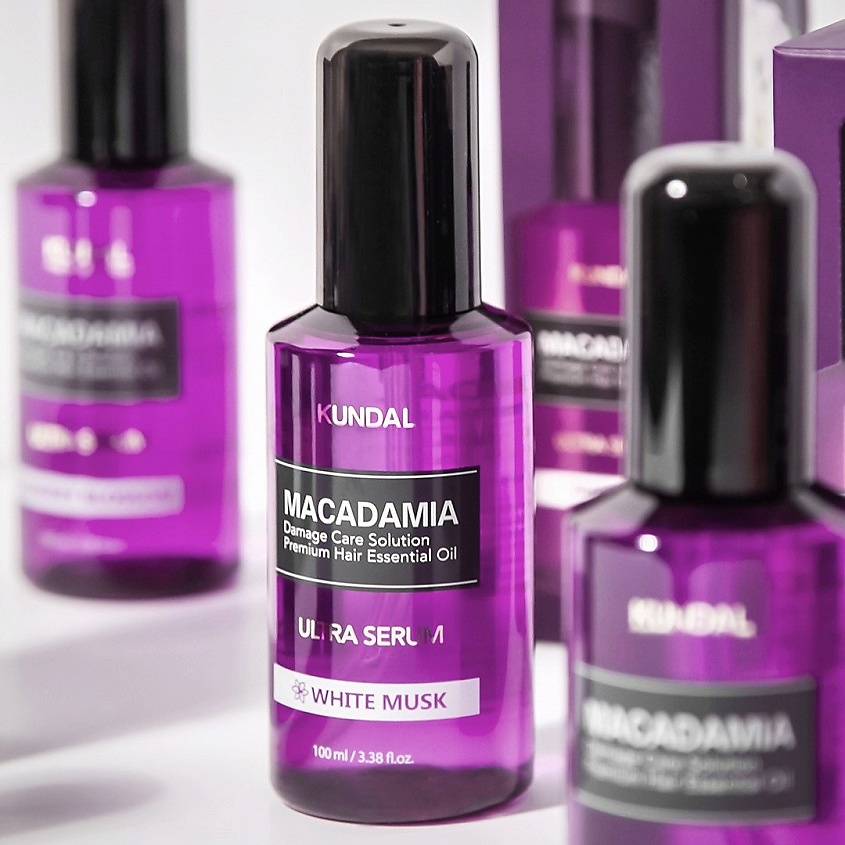 KUNDAL Сыворотка для волос восстанавливающая Белый мускус Macadamia Ultra Serum – фото 3