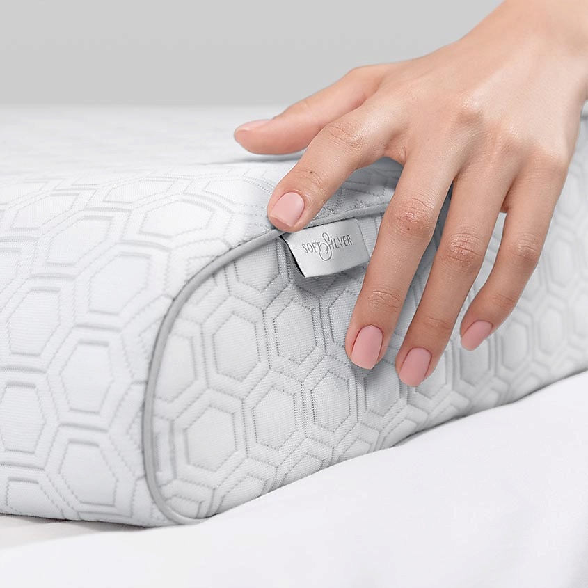SOFT SILVER Антибактериальная анатомическая подушка, 60х40х10х13 см – фото 3