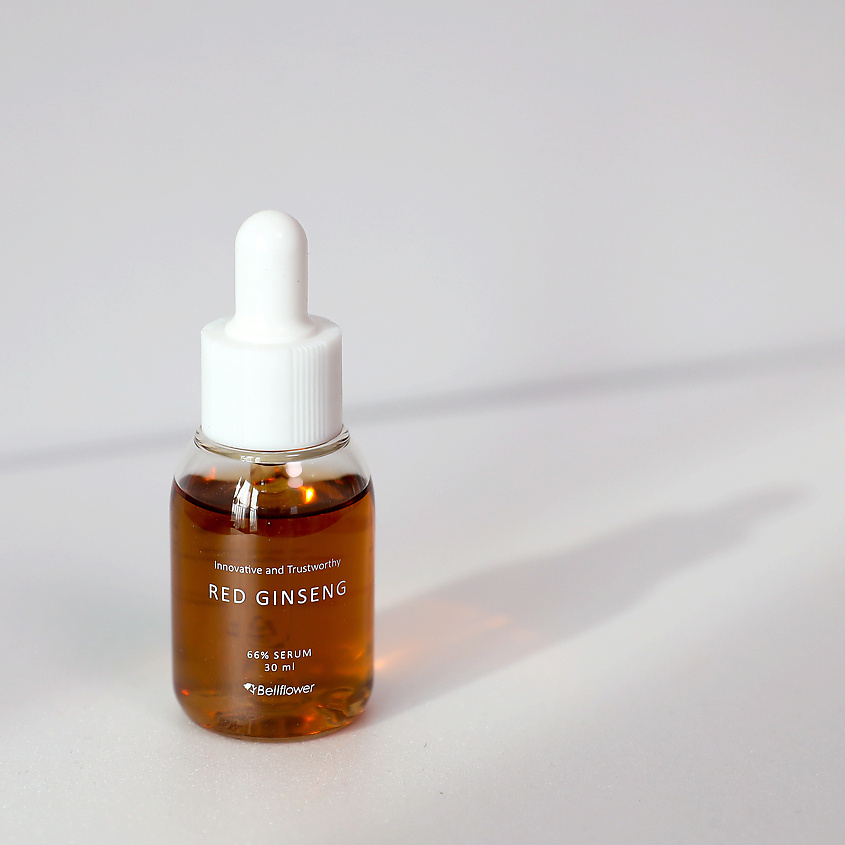 BELLFLOWER Сыворотка для лица с красным женьшенем Red Ginseng 66% Serum – фото 6