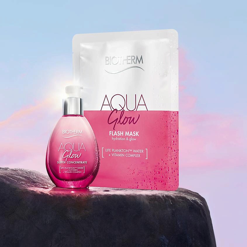 BIOTHERM Тканевая маска для лица Увлажнение и Сияние Aqua Glow – фото 2