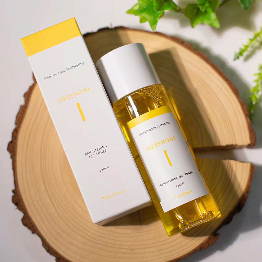 BELLFLOWER Тонер для лица придающий сияние с идебеноном Idebenone Brightening Gel – фото 2