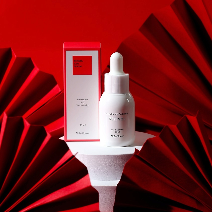 BELLFLOWER Сыворотка для лица с ретинолом Retinol 0.3% Serum – фото 4