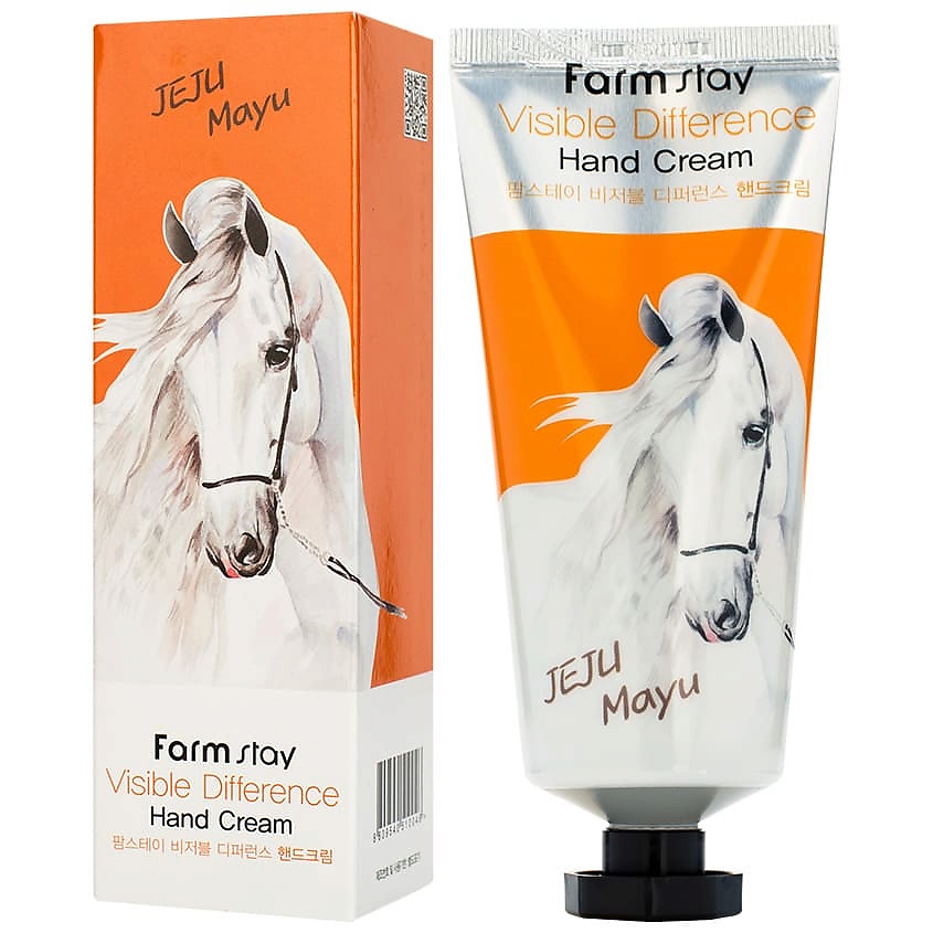 FARMSTAY Крем для рук с лошадиным маслом Visible Difference Hand Cream Jeju Mayu – фото 4