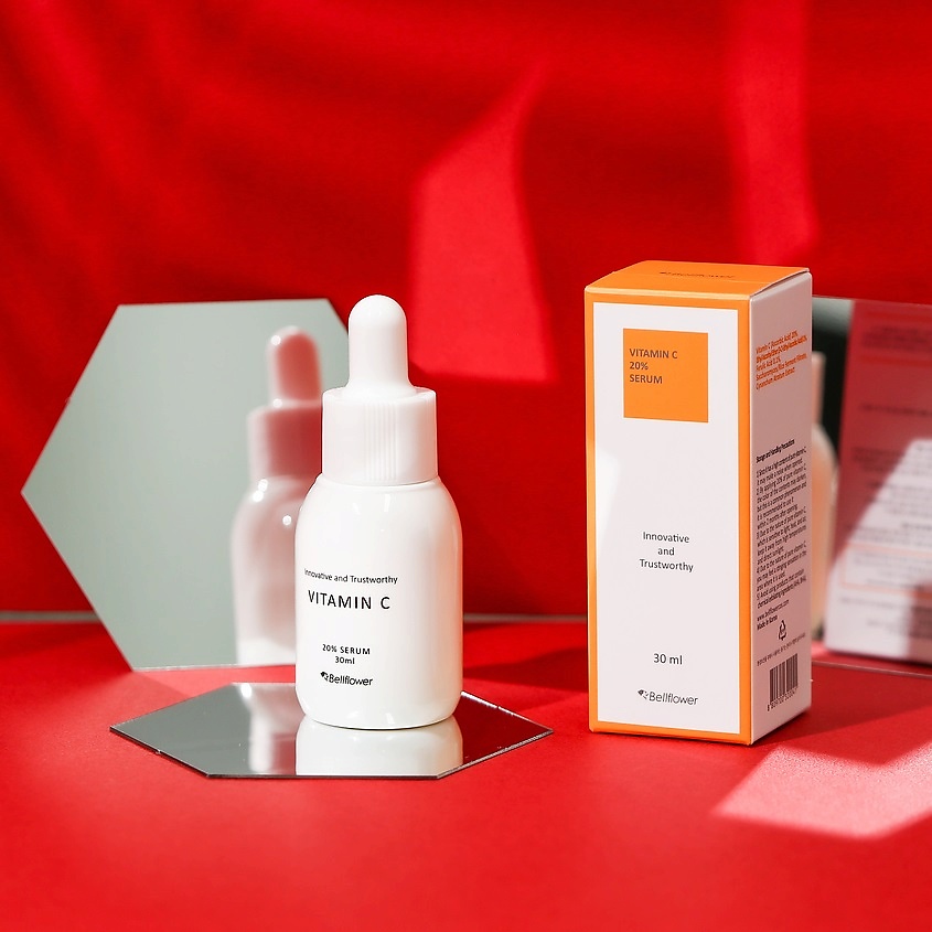 BELLFLOWER Сыворотка для лица с витамином С Vitamin C 20% Serum – фото 5