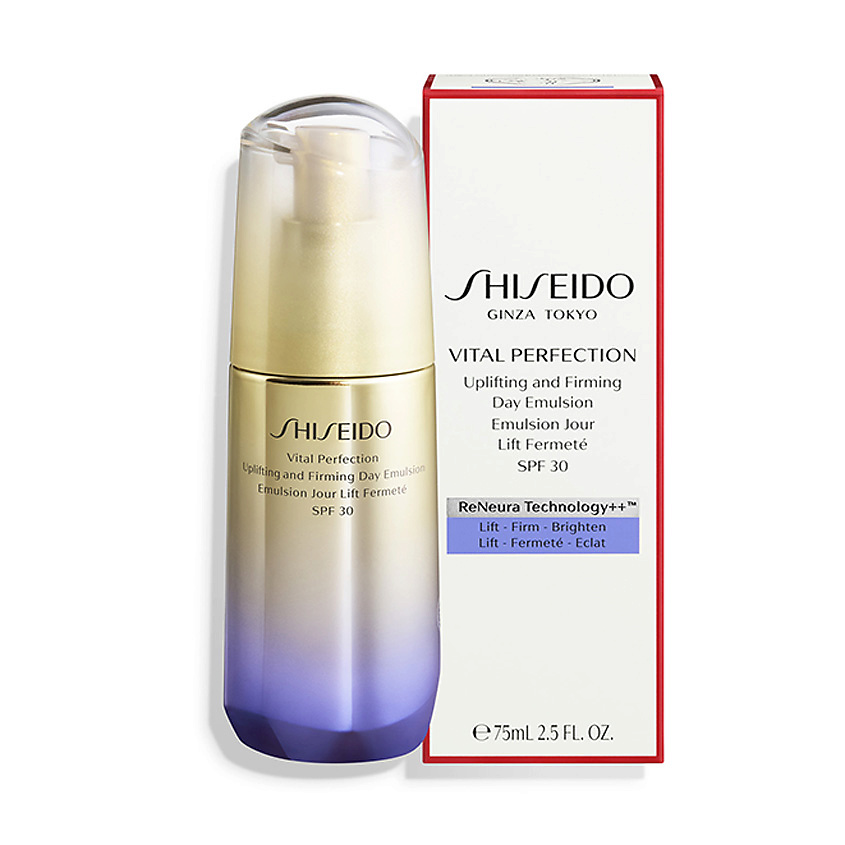 SHISEIDO Дневная лифтинг-эмульсия, повышающая упругость кожи Vital Perfection – фото 4