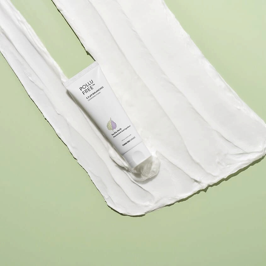 THANK YOU FARMER Пенка для лица очищающая 5.5 pH Pollu Free Cleansing Foam – фото 5