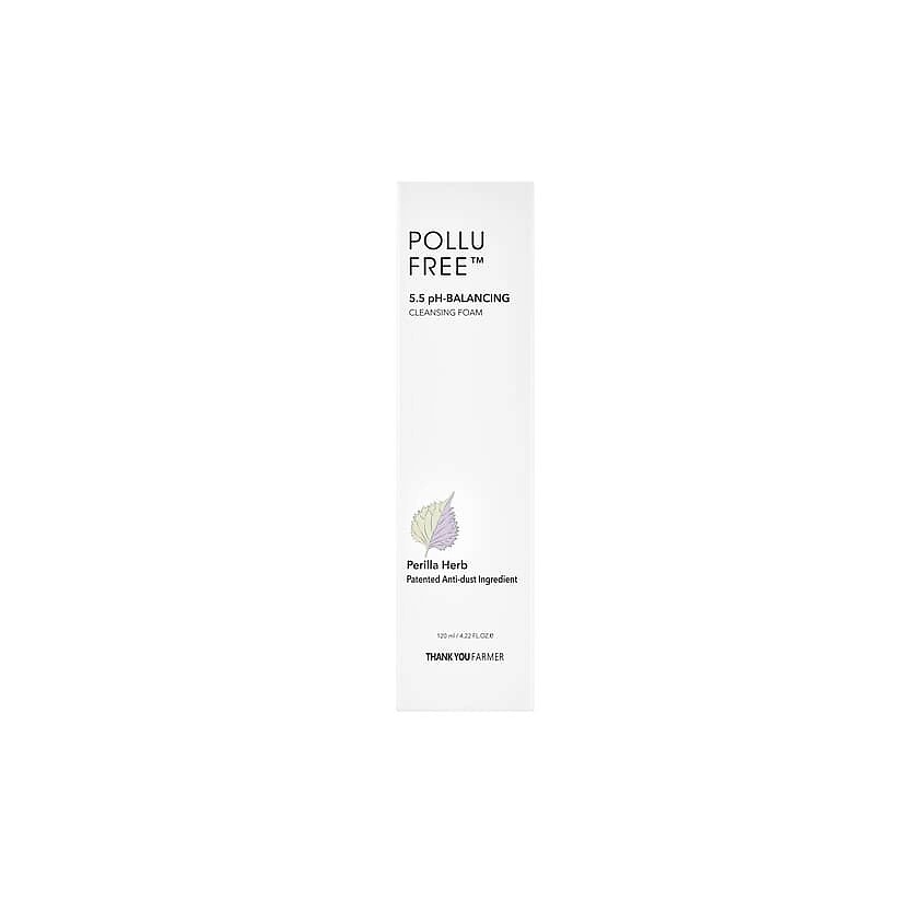 THANK YOU FARMER Пенка для лица очищающая 5.5 pH Pollu Free Cleansing Foam – фото 2
