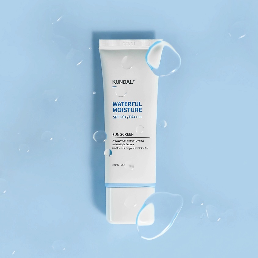 KUNDAL Крем для лица солнцезащитный увлажняющий SPF 50+ PA++++ Daily Waterful Moisture Sunscreen – фото 3