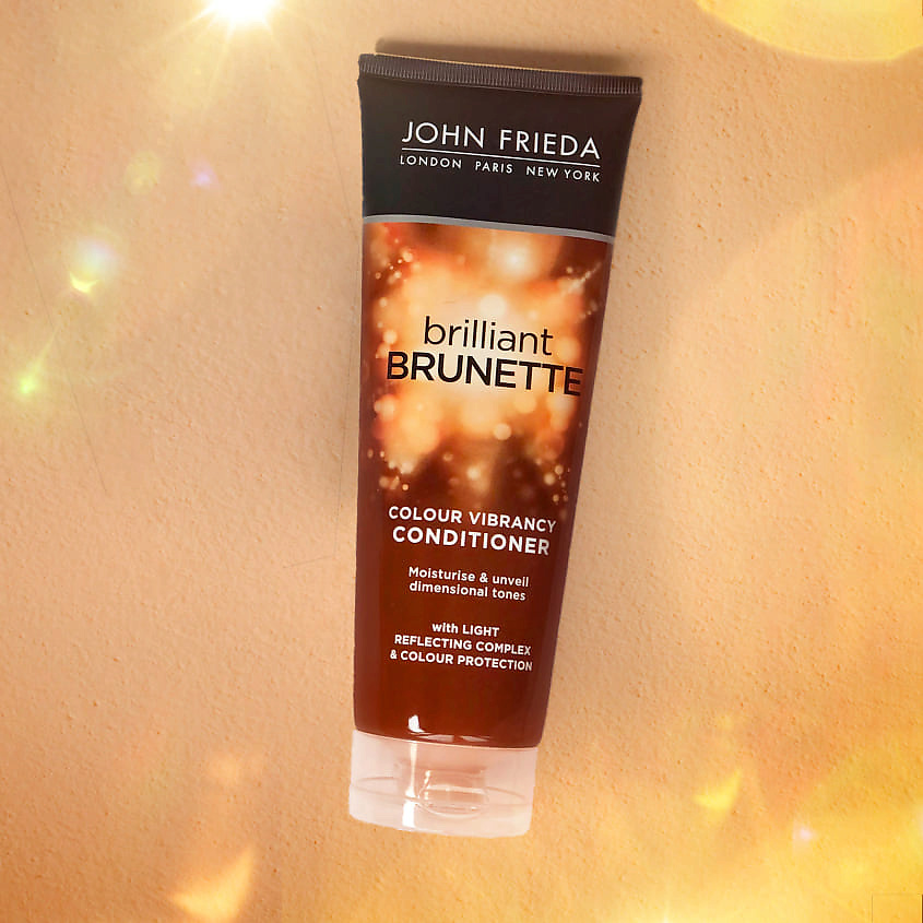 JOHN FRIEDA Увлажняющий кондиционер для защиты цвета темных волос Brilliant Brunette COLOUR PROTECTING – фото 7