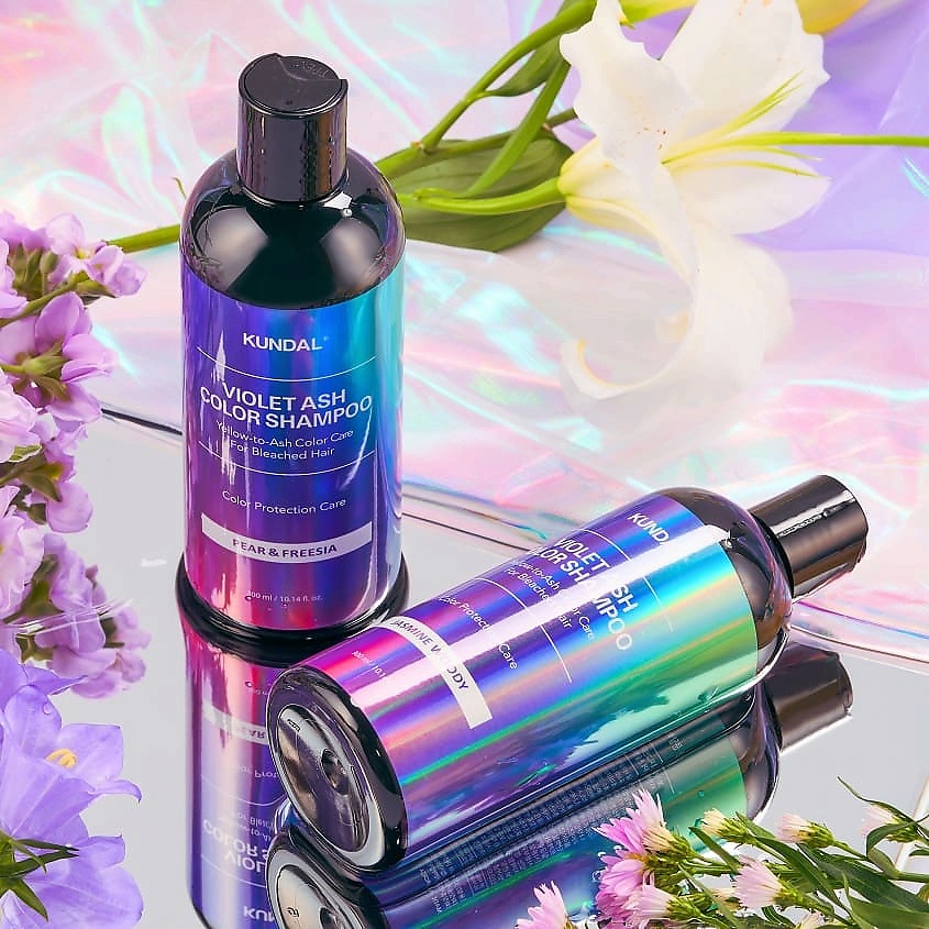 KUNDAL Шампунь для осветленных волос против желтизны Violet Ash Color Shampoo – фото 8