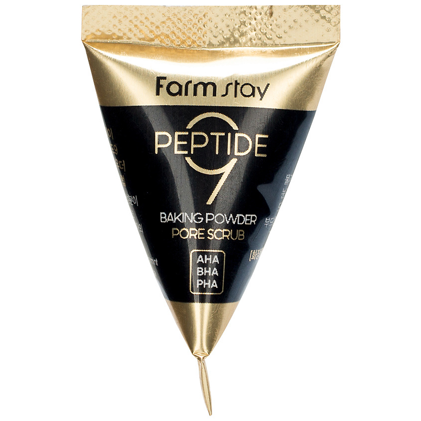 FARMSTAY Скраб для лица в пирамидках для очищения пор с комплексом из 9 пептидов Peptide9 Baking Powder Pore Scrub – фото 2