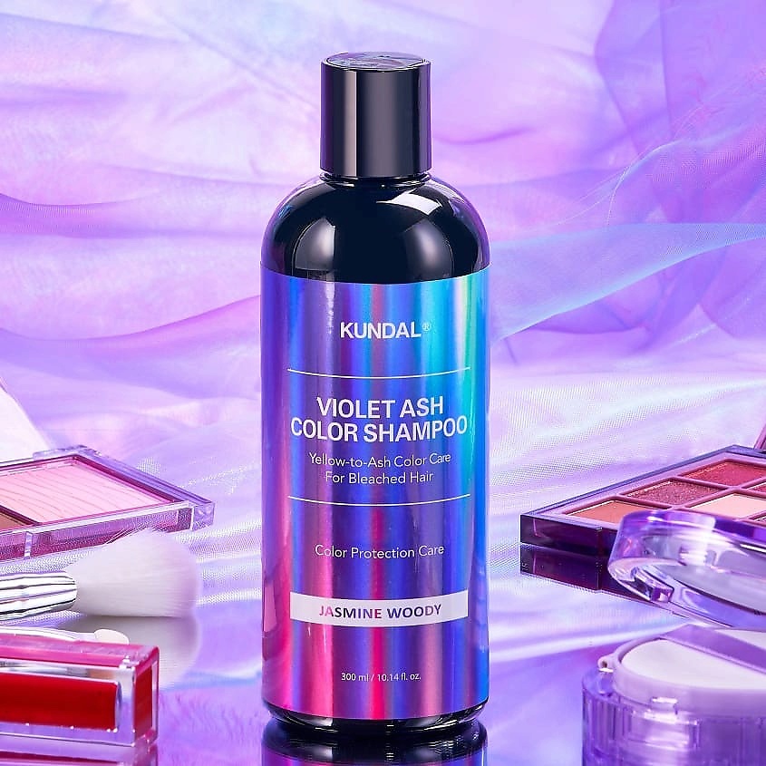 KUNDAL Шампунь для осветленных волос против желтизны Violet Ash Color Shampoo – фото 4