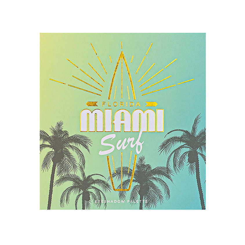 ЛЭТУАЛЬ Палетка для макияжа глаз "FLORIDA MIAMI SURF" – фото 2