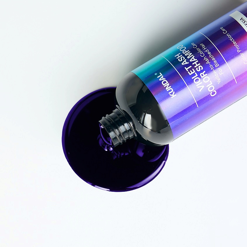 KUNDAL Шампунь для осветленных волос против желтизны Violet Ash Color Shampoo – фото 9
