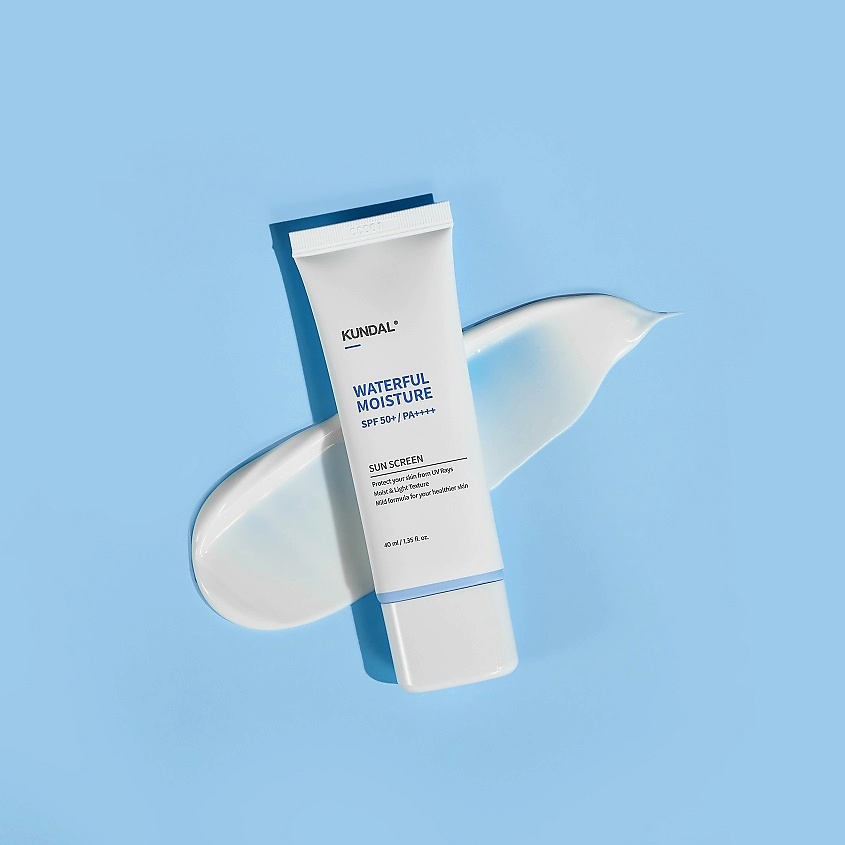 KUNDAL Крем для лица солнцезащитный увлажняющий SPF 50+ PA++++ Daily Waterful Moisture Sunscreen – фото 9