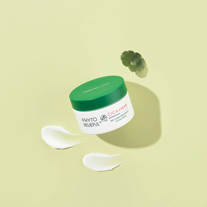 THANK YOU FARMER Крем для лица с центеллой азиатской Phyto Relieful Cica Cream – фото 3
