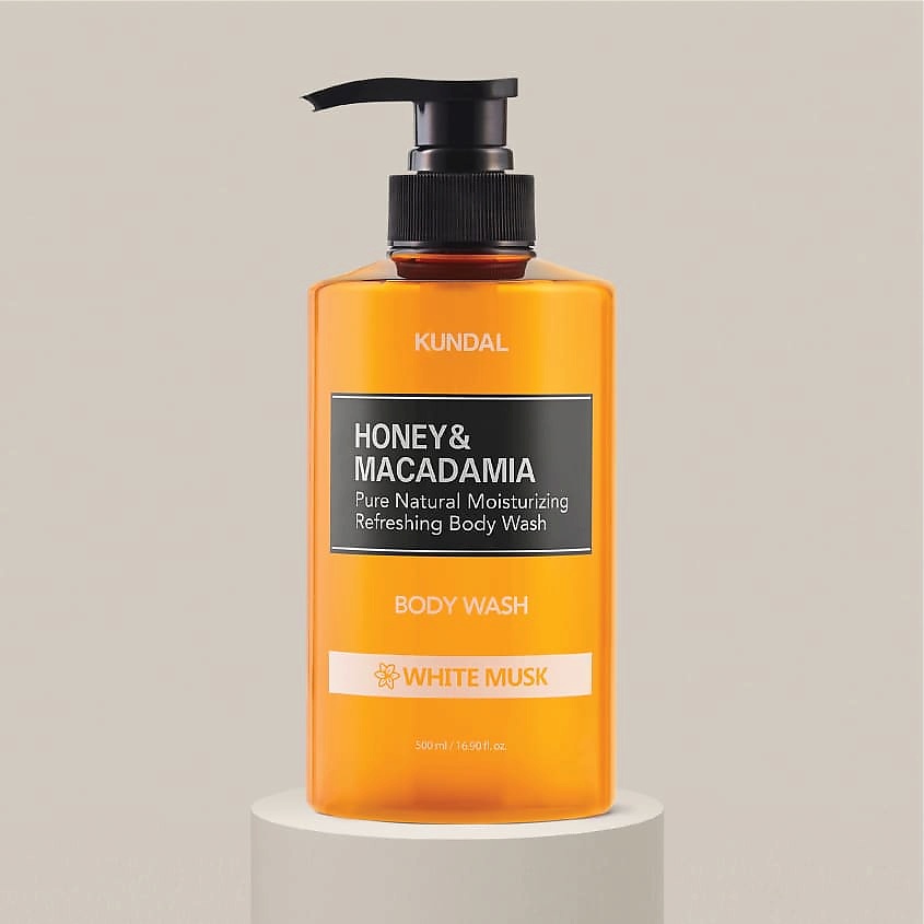 KUNDAL Гель для душа Белый мускус Honey & Macadamia Body Wash – фото 6