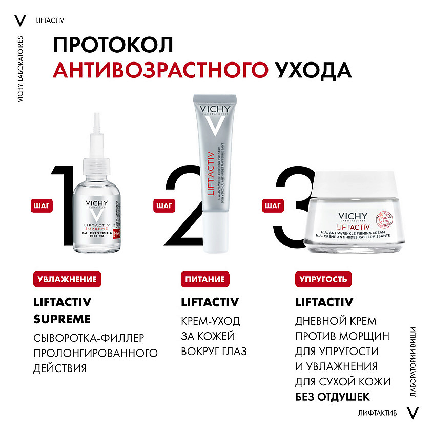 VICHY Уход за кожей вокруг глаз против морщин и для упругости Liftactiv Supreme – фото 10