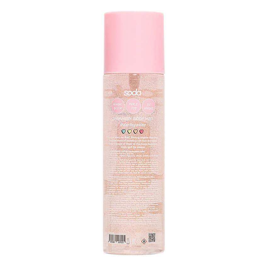 SODA Парфюмированный мист для тела SHIMMERY BODY MIST 101 #darlingshine – фото 2